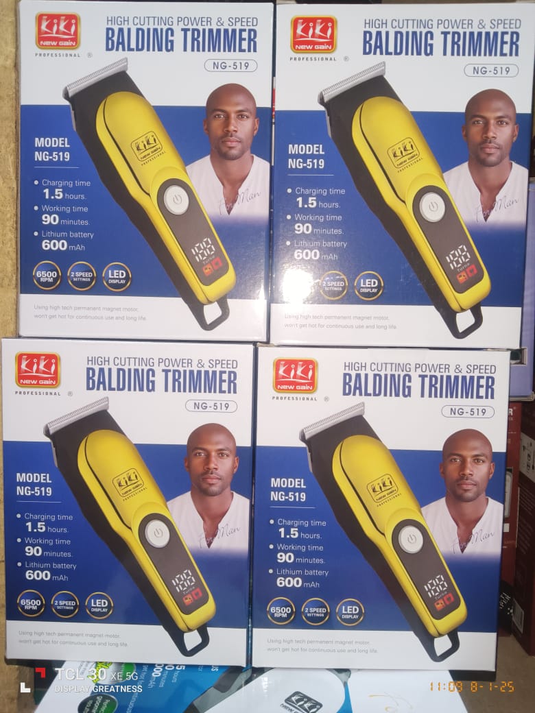 Kiki New Gain NG-519 | High Cutting Power & Speed Balding Trimmer - Image 2