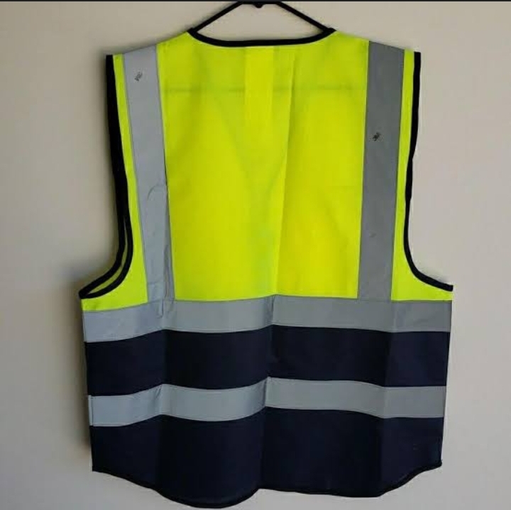 Reflective Yellow black Clothing Jacket - Image 2