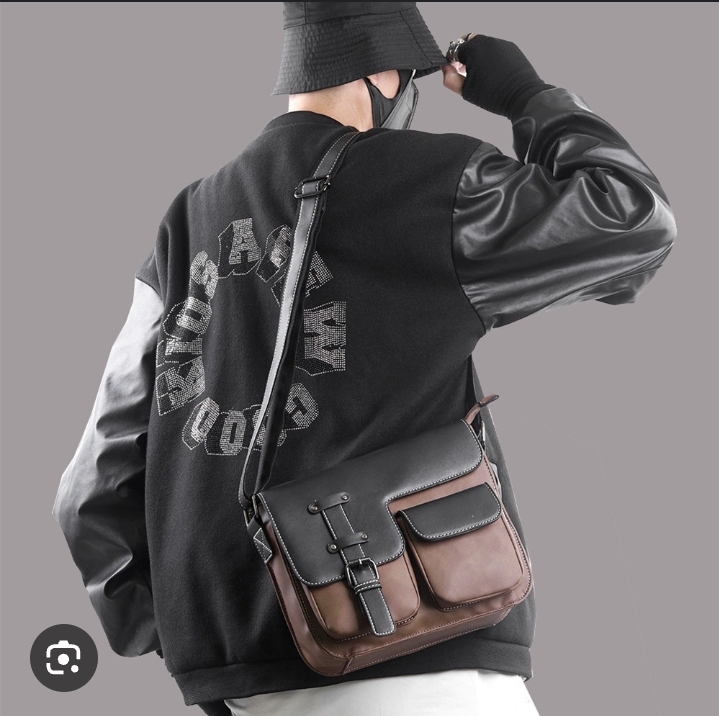 High Quality Fashion Luxury Leather Bags Unisex Bag - Image 5