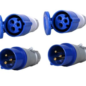 16A 220-250V 3Pin IP44 Waterproof Male and Female Industrial Socket and Plug Wire Connector