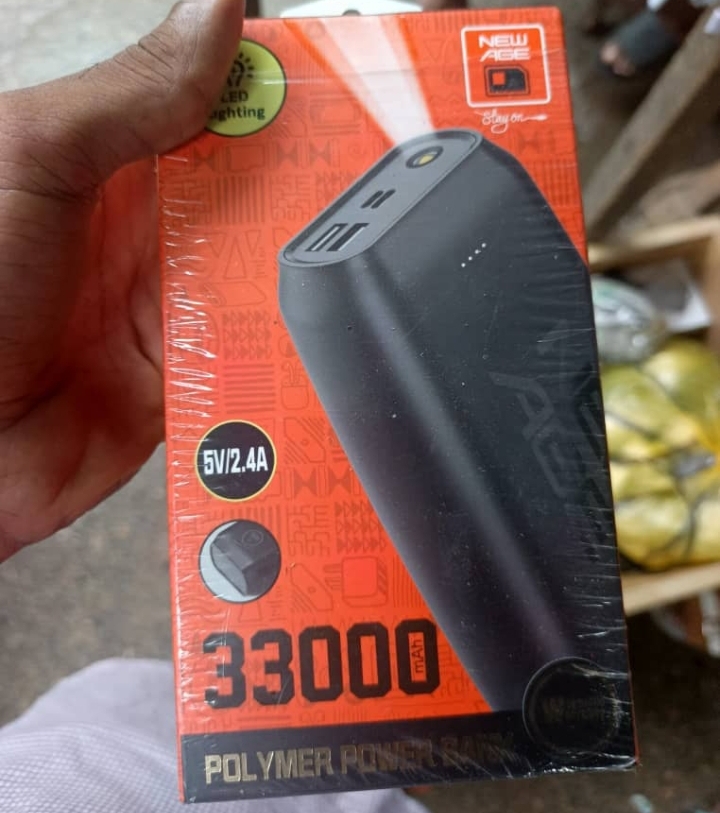 New Age NewAge Turbo-2 33000mAhh Fast Power-Bank + LED Torch Light - Image 2