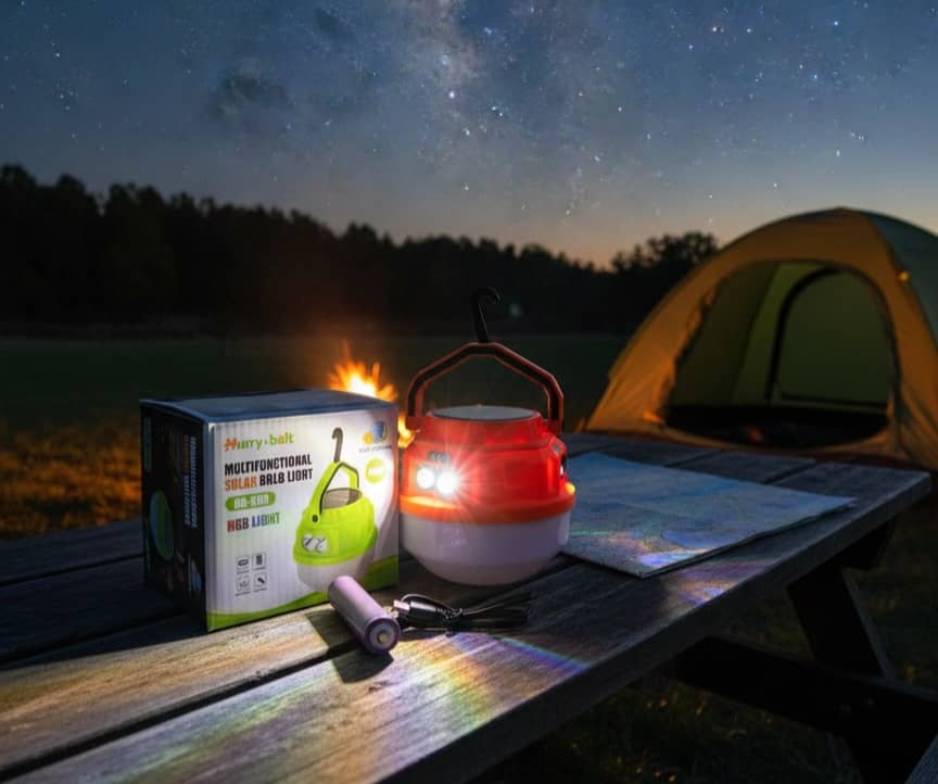 Hurry-Bolt HB-V90 Multifunctional Solar Bulb Light (80W) - Image 2