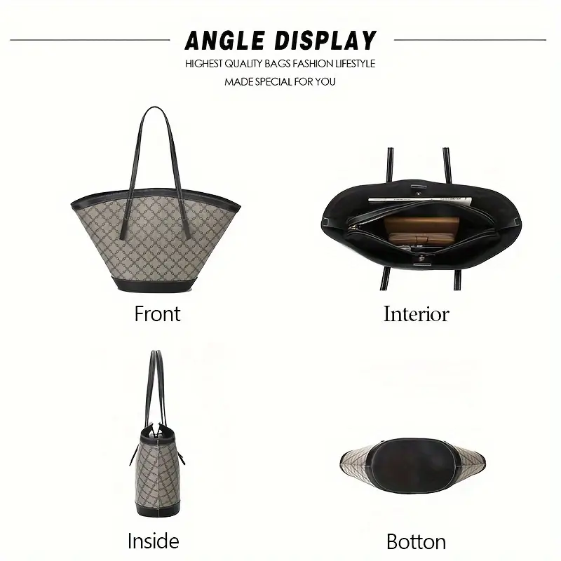 New in Luxury Maxi Tote Bag - Image 2