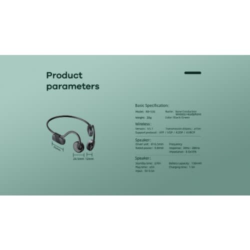 Headsets RB-S36 Bone Conduction Headset Bluetooth Headset - Image 2