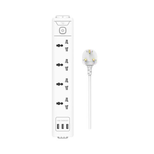 itel 4WAY 3USB Extention SOCKET SURGE PROTECTOR SOCKET - Image 2