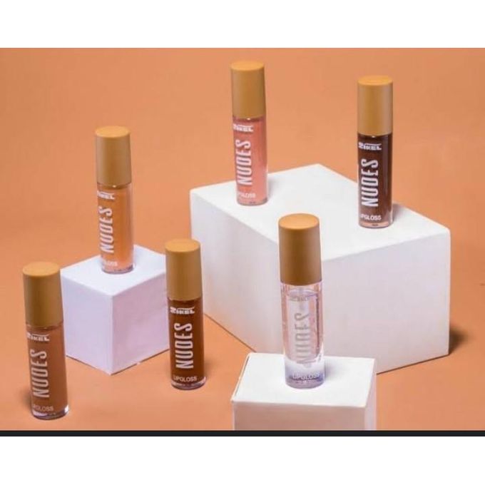 Zikel nude lip gloss (6 in 1 pack) 6 different nude gloss. - Image 3