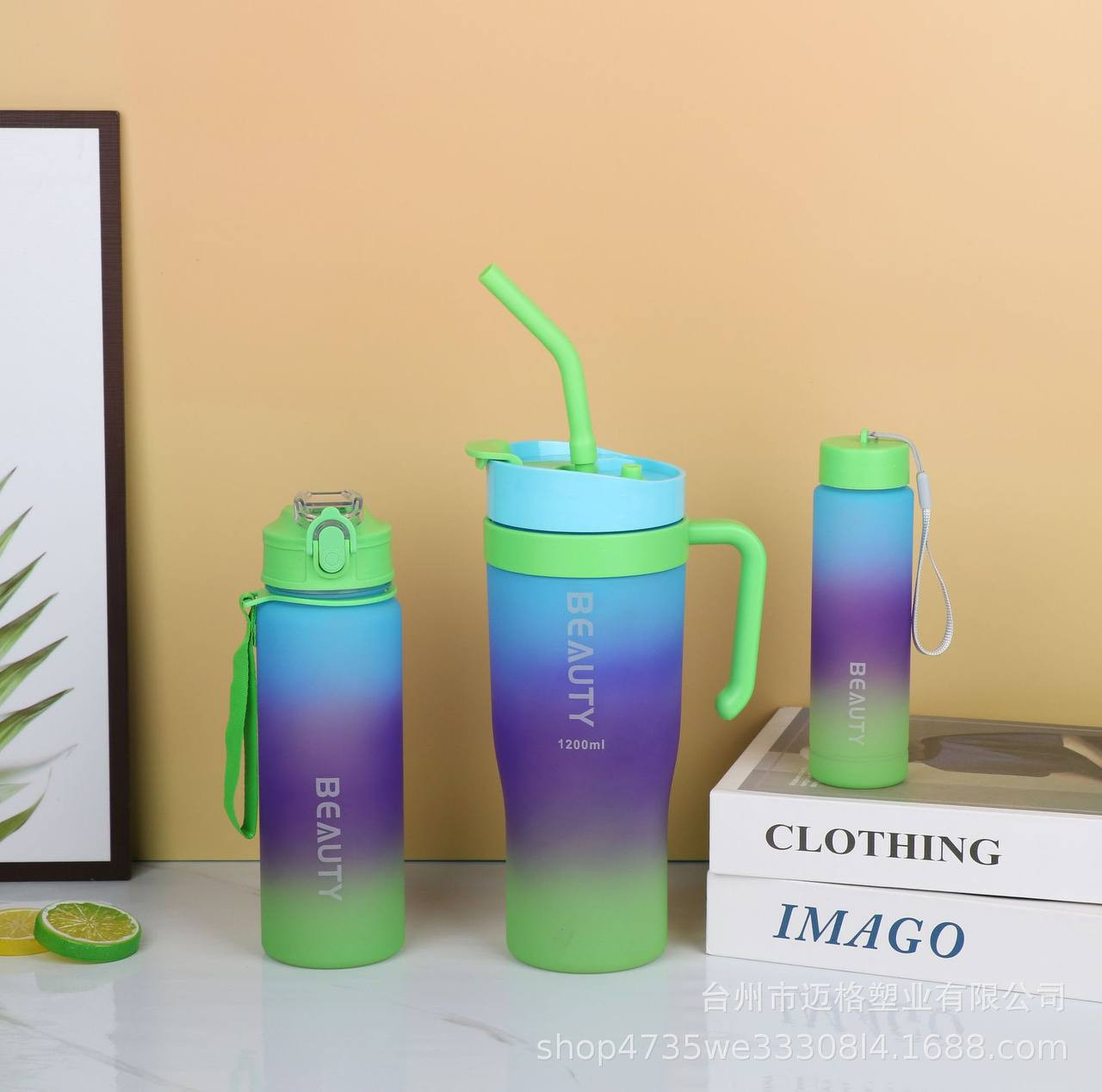 3in1 3 in1 water bottle and cup Plastic Cup - Image 2