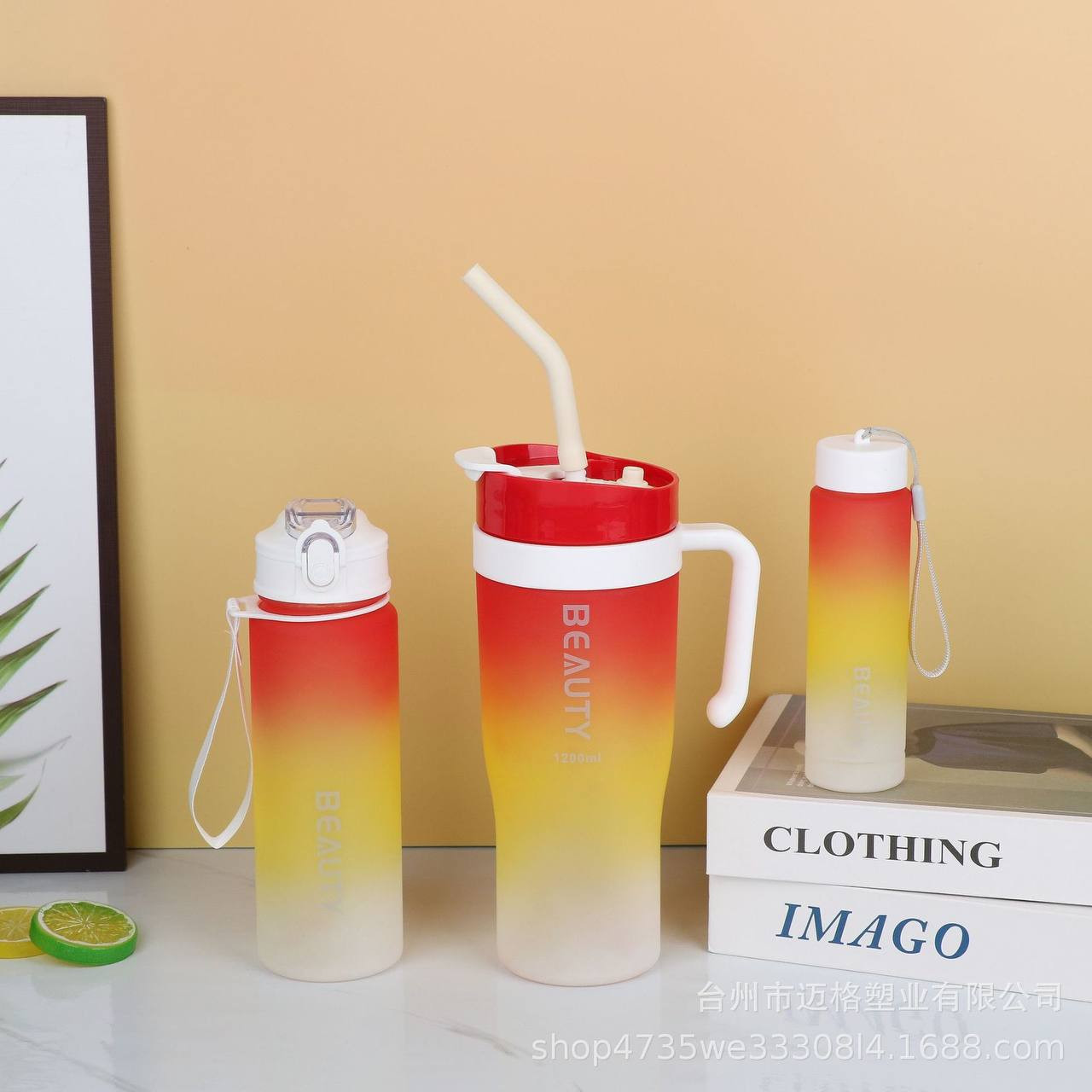 3in1 3 in1 water bottle and cup Plastic Cup - Image 3