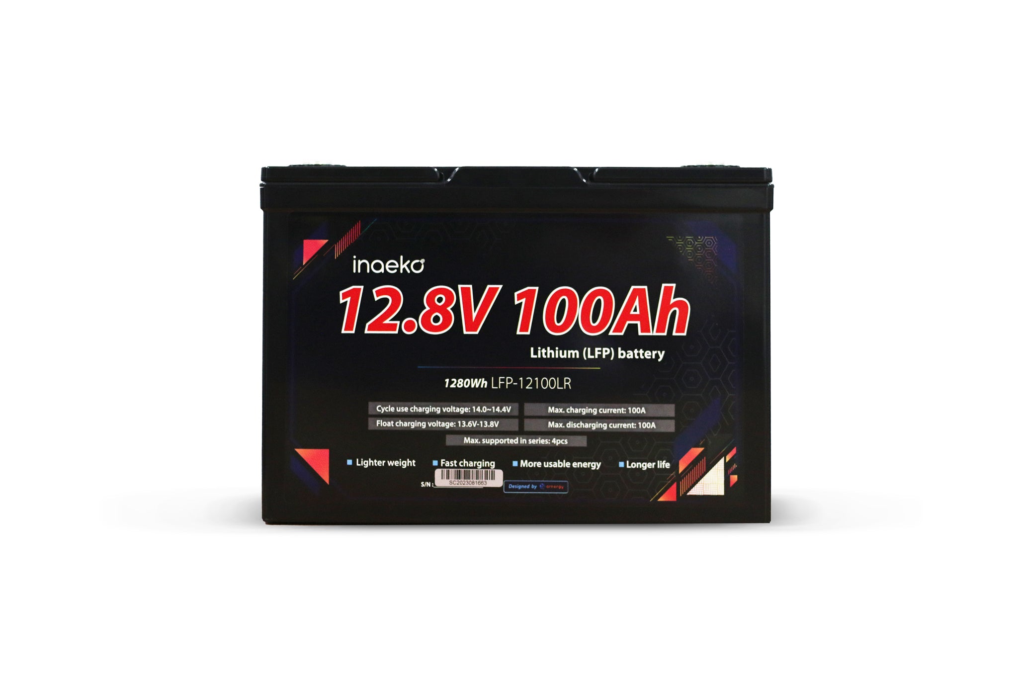 12V 100Ah Lithium-ion (LFP) Battery - Image 3