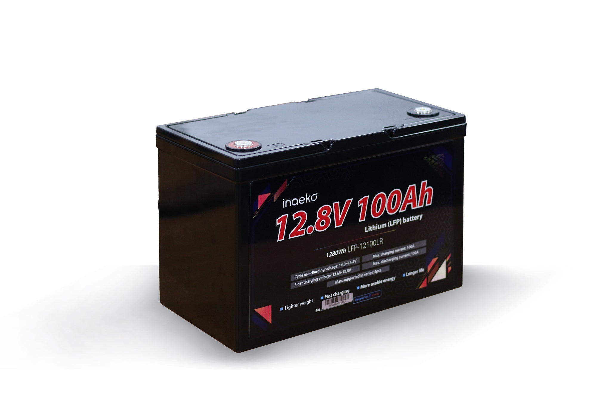 12V 100Ah Lithium-ion (LFP) Battery - Image 2