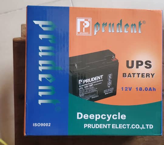 Prudent 12V 18.0Ah Deep Cycle UPS Battery - Image 2