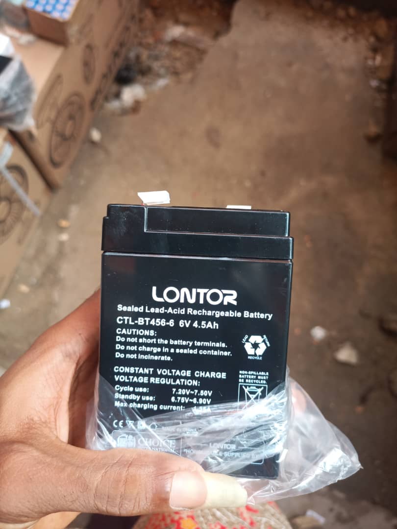 LONTOR Acid Rechargeable Battery (6V 4.5Ah) - Image 2