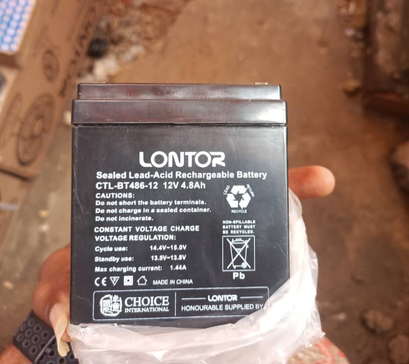 LONTOR 12V 4.8Ah Rechargeable Battery - Image 2