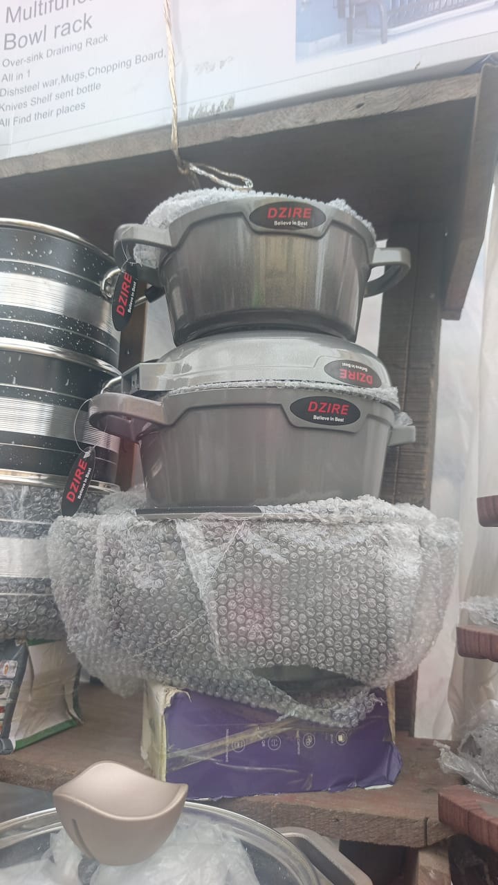 Dzire Premium Granite-Finish Non-Stick Cookware Set - Image 3