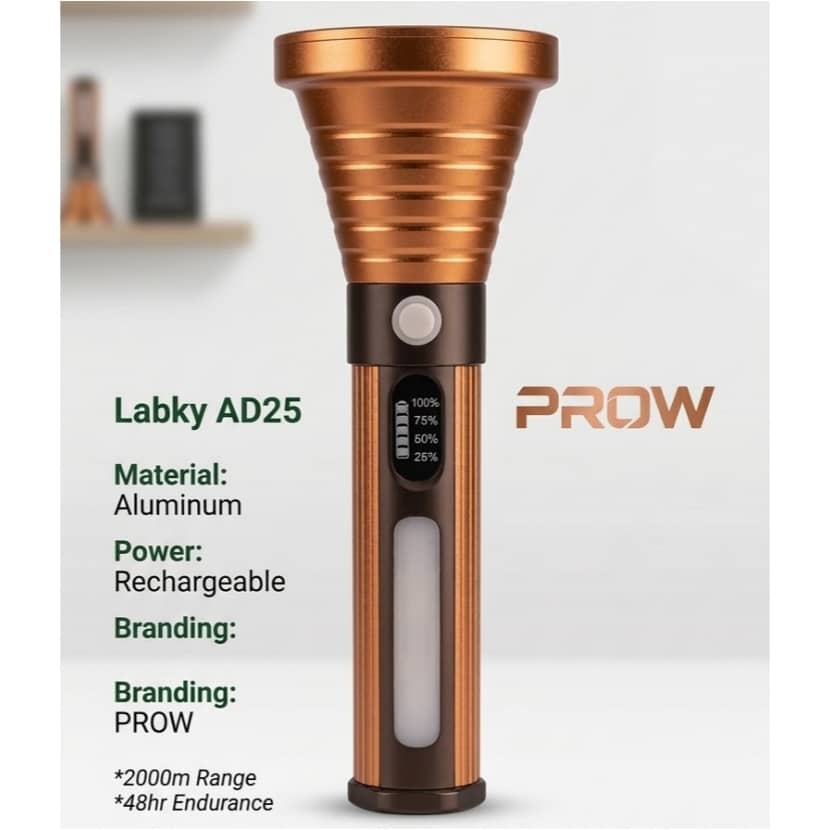 High-Performance Aluminum Rechargeable Flashlight