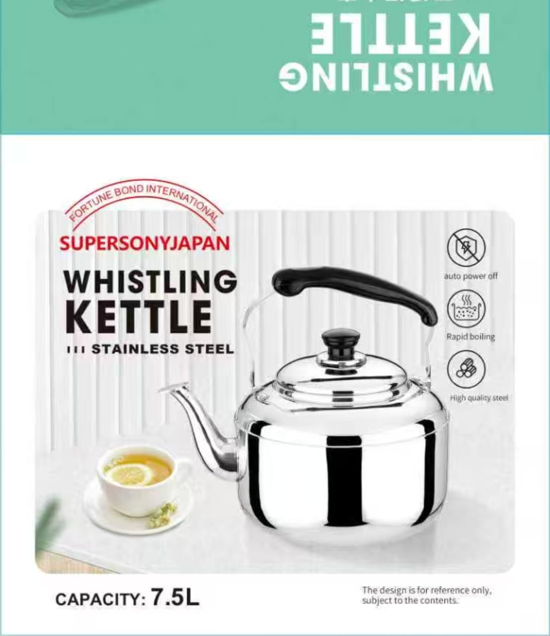 Quality 7.5 Whistling Kettle - Image 2