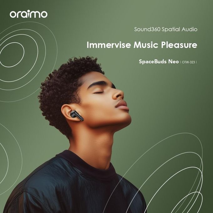 Oraimo SpaceBuds Neo True Wireless Spatial Earbuds Sound360 Audio - Image 2
