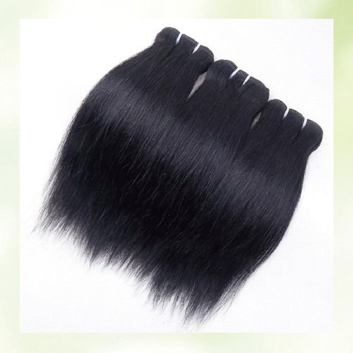 Black Pearl Straight X Real Hair Bundles 3PCS 8" 8" 10" - Image 2